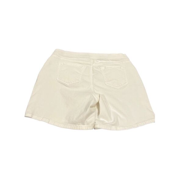 ND New Directions Weekend White pullover shorts size 12 - Picture 3 of 7